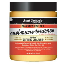 Aunt Jackie's Curl Mane-tenance 15oz - Leichte, geschlagene Lockencreme für Definition, Glanz und Frizz-Kontrolle
