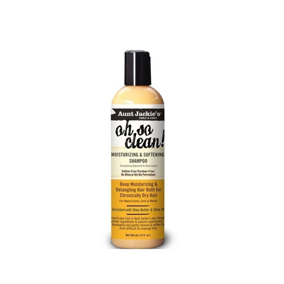 Aunt Jackie's Oh So Clean Moisturising & Softening Shampoo 355Ml