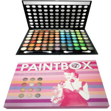 W7 Paintbox Eye Shadow Pallet 77 cores