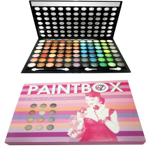 W7 Paintbox Eye Shadow Pallet 77 cores