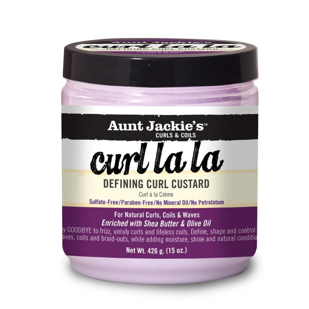 Aunt Jackie's Curl La La Defining Curl Custard Jar 15 Oz