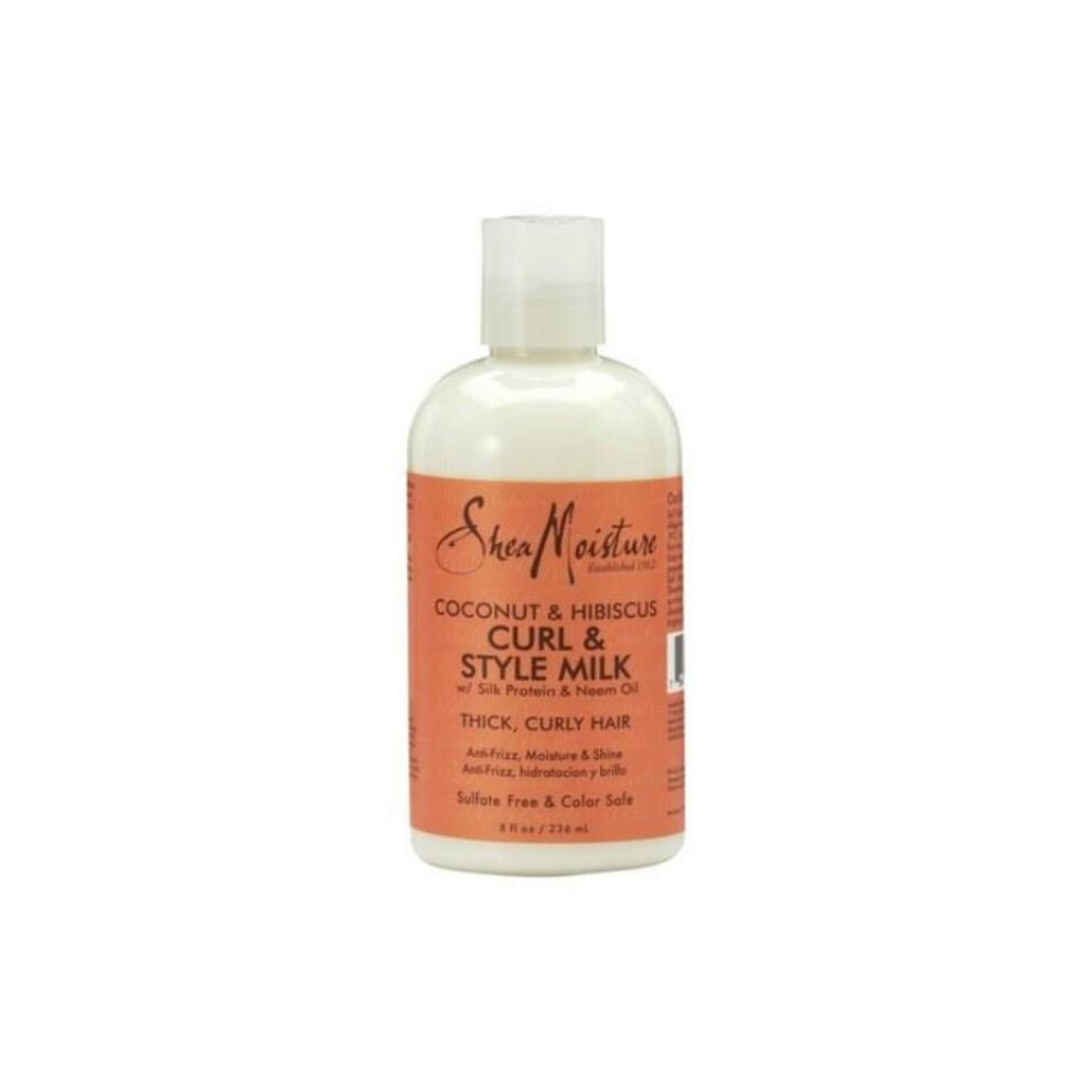 Shea Moisture Curl And Style Milk 8Oz Coconut & Hibiscus (236Ml