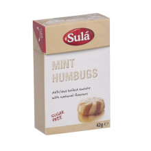 Sula Mint Humbugs Sweets - Sugar Free 42g