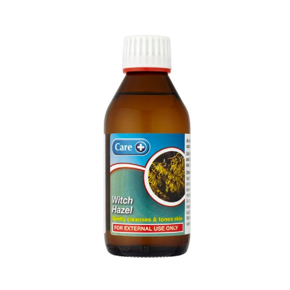 Care Witch Hazel 200Ml - 100% Hamamelis Water Astringent Skin Cleanser For Minor Cuts, Bruises & Makeup Removal