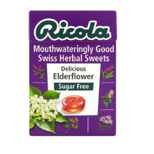 Ricola Elderflower Sugar Free Swiss Herb Drops 45g