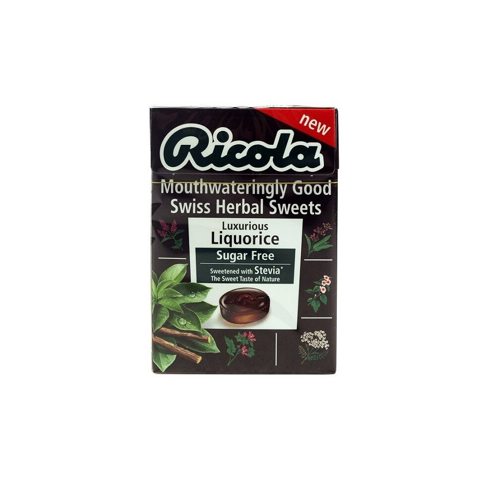 Ricola Sugar Free Liquorice Drops 45g