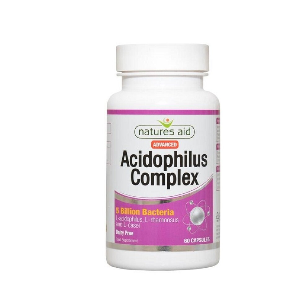 Natures Aid Advanced Acidophilus Complex 60 Capsules