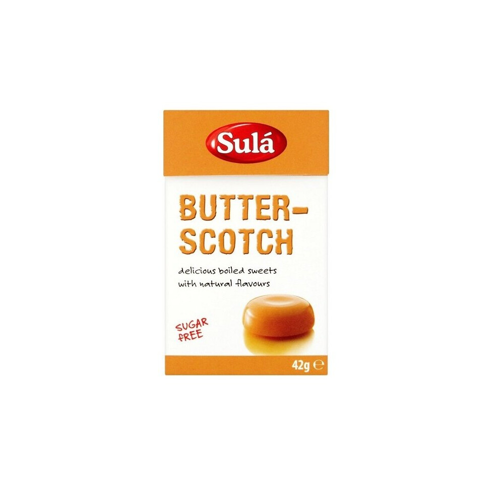 Sula Butter-Scotch Sweets - Sugar Free 42g