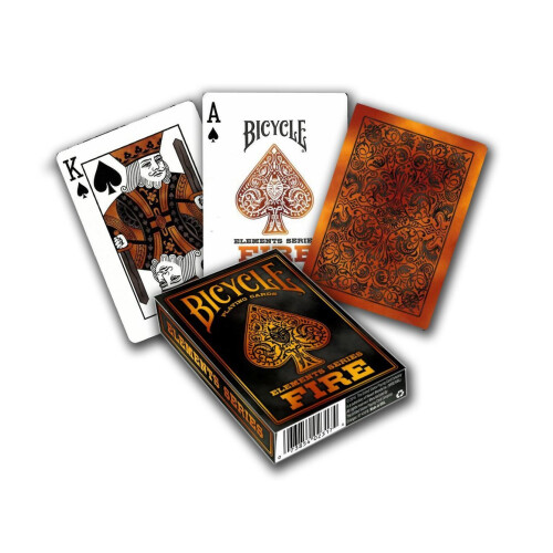 Bicycle Fire Playing Cards . 1 Deck