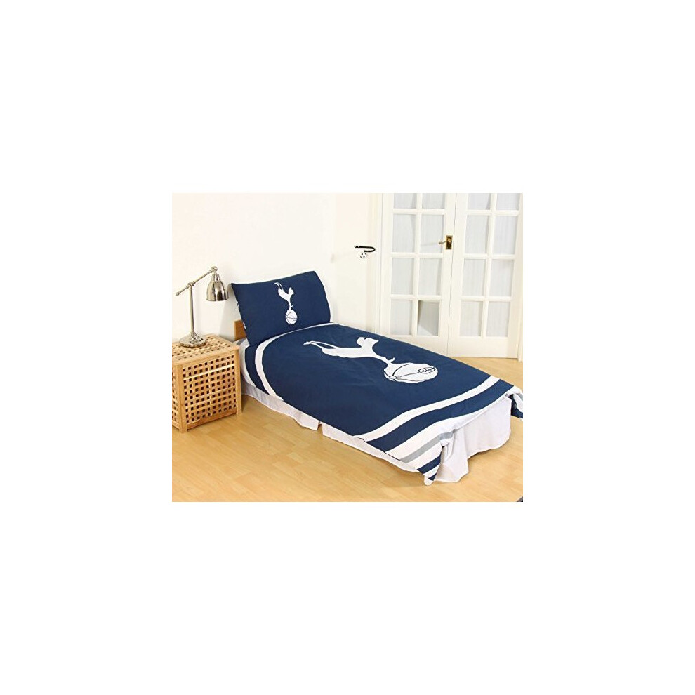 Tottenham Hotspur Fc Pulse Reversible Single Duvet Quilt Cover And Pillowcase - - single duvet tottenham set pulse new fc official cover hotspur - Image 4