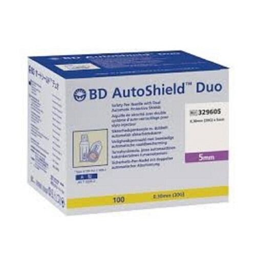BD BD AutoShield Duo 0,30mm(30G) 100Pen Needles