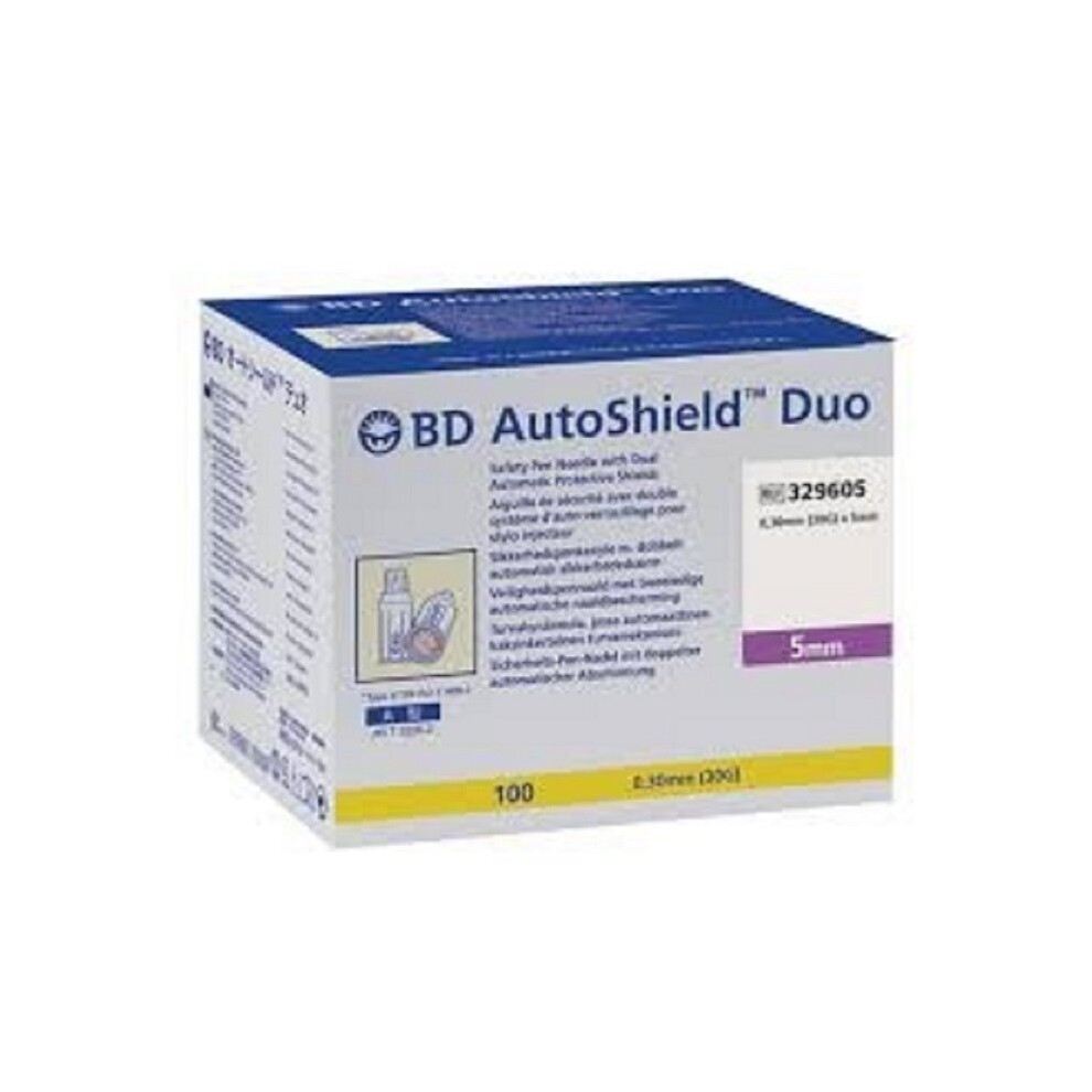 BD AutoShield Duo 0,30mm(30G) 100Pen Needles