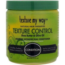 Texture My Way Natural Hair Therapies Texture Control Moisture Intensive Dual Hair Conditioner Ideal for Coiled Frizzy Curly Hair 15 oz