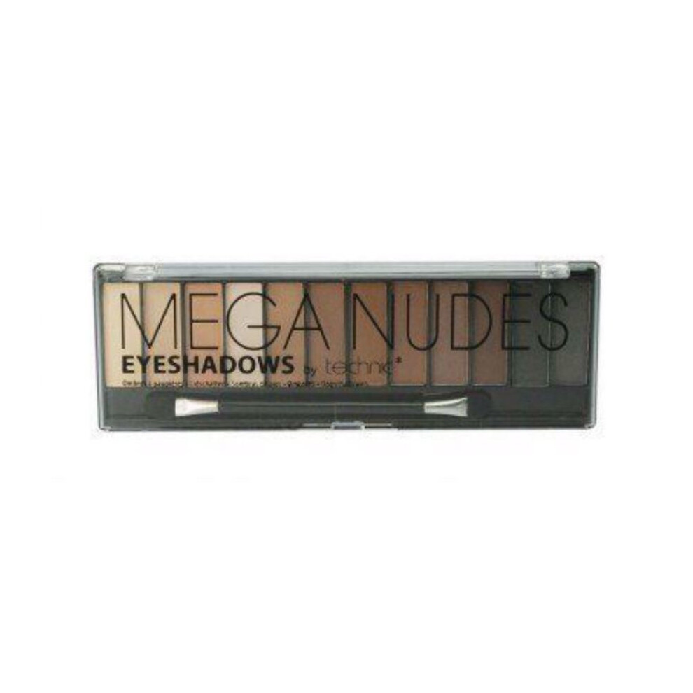 Technic Mega Nudes Eyeshadows 12 Colours
