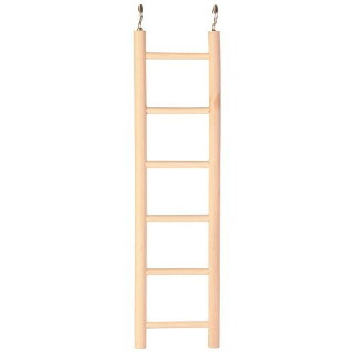 Trixie Wooden Ladder With Seven Rugs, 32cm Bird Budgie Cage Sizes