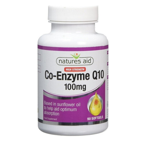 Natures Aid Natures Aid Co-Enzyme Q10 100mg 90 Softgels