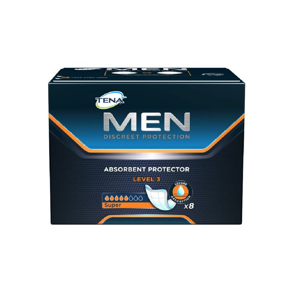 Tena MEN Level 3 Super Absorbent Protector - 8 Pads