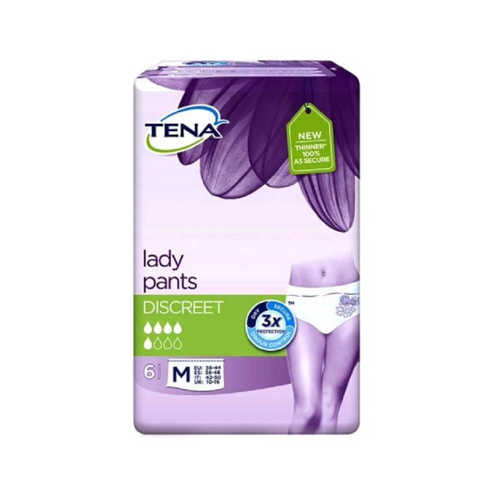 Tena Lady Pants Discreet Medium 6s