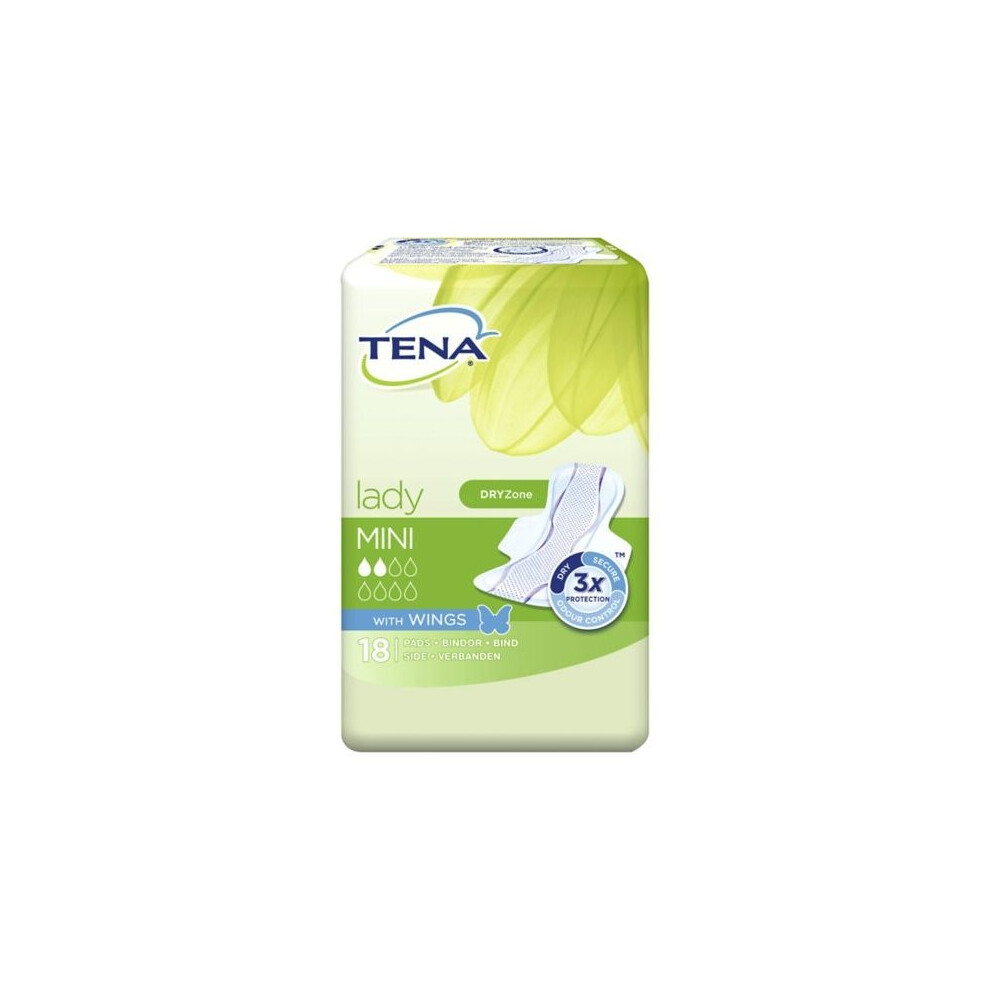 Tena Lady Mini Wings 18 Pads