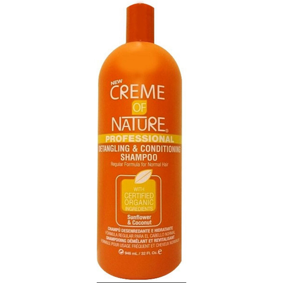 Creme Of Nature Professional Detangling & Conditioning Shampoo 32Oz
