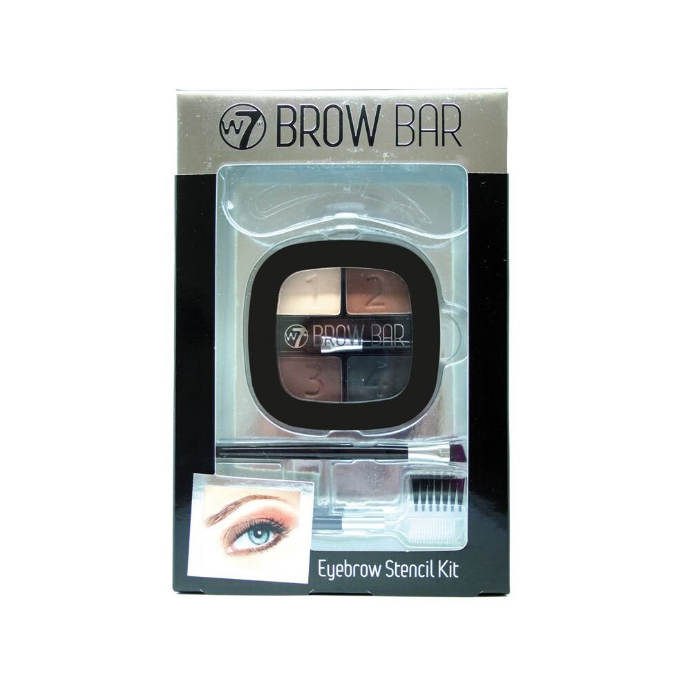 W7 Brow Bar Eyebrow Stencil Kit