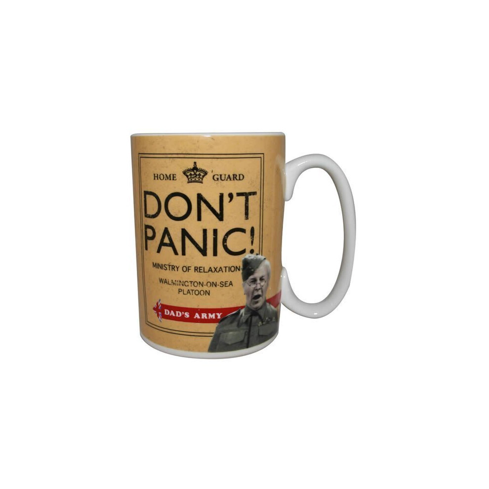 Official Dad's Army Don't Panic Boxed Mug, Cpl. Jones - Dads Mug Dont Cpl Gift -  dads army mug official dont panic boxed cpl jones gift coffee tea