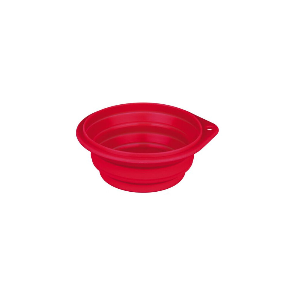 Travel Bowl, Silicone, 0.25 L/Ã¸ 11cm - Trixie Sizes Water Container Food 2 -  trixie travel sizes water container food 2 colors silicone dog bowl