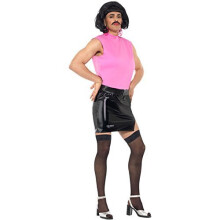 Smiffys 43192m Queen Break Free Housewife Costume, Pink/black, Medium, 38 - - - queen freddie mercury fancy dress costume break free mens comedy