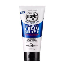 Magic Razorless Cream Shave Regular 170g