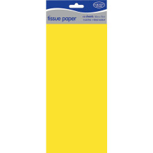 County Tissue Papers 12 Packs X 10 Sheets - Yellow - county tissue papers 12 packs x 10 sheets yellow