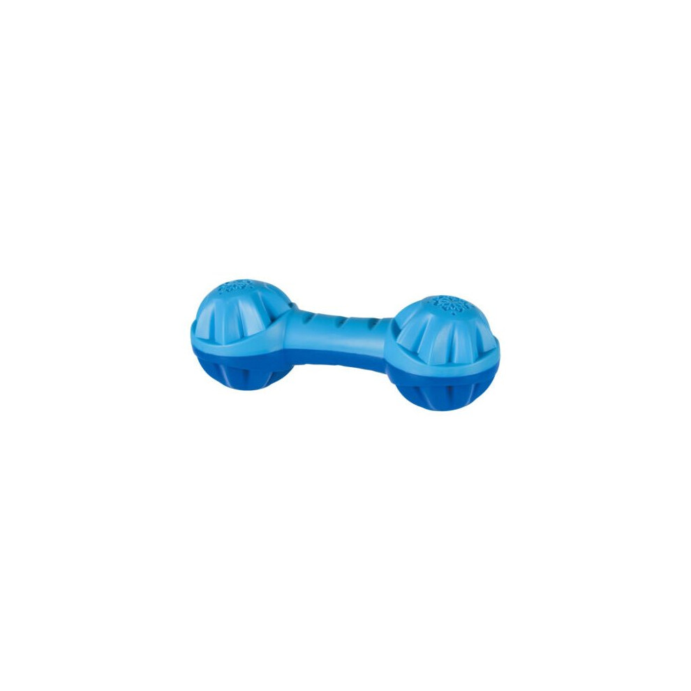 Trixie Cooling Dumbbell, Tpr, 18Cm - Dog Tpr Toy Teething Dumbbell - Dog Cooling Tpr Toy Teething Dumbbell