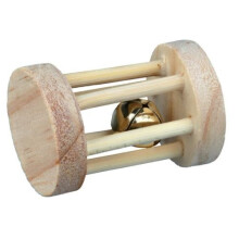 Holzspielrolle für Nager - Trixie - Geräuschspielzeug - Rad