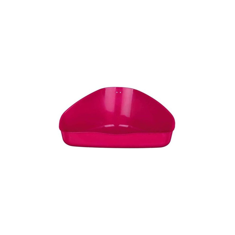 Trixie Corner Toilet, 45 × 21 × 30/30Cm - Litter Toilet Rabbit Loo Pig Guinea - Corner Litter Toilet Rabbit Loo Pig Guinea Small Animal Tray