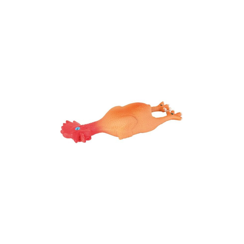 Chicken, Latex, 23cm - Toy Chicken Trixie Dog 1 Squeaky -  toy chicken trixie dog 1 squeaky