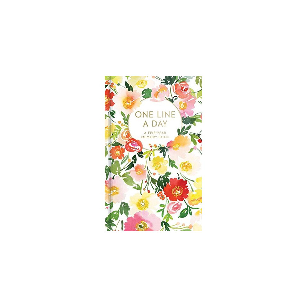 Floral One Line a Day: A Five-Year Memory Book