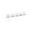 Direct Online Houseware 5pc Concealed Coat Hook Board | White Folding Hook Rack 2