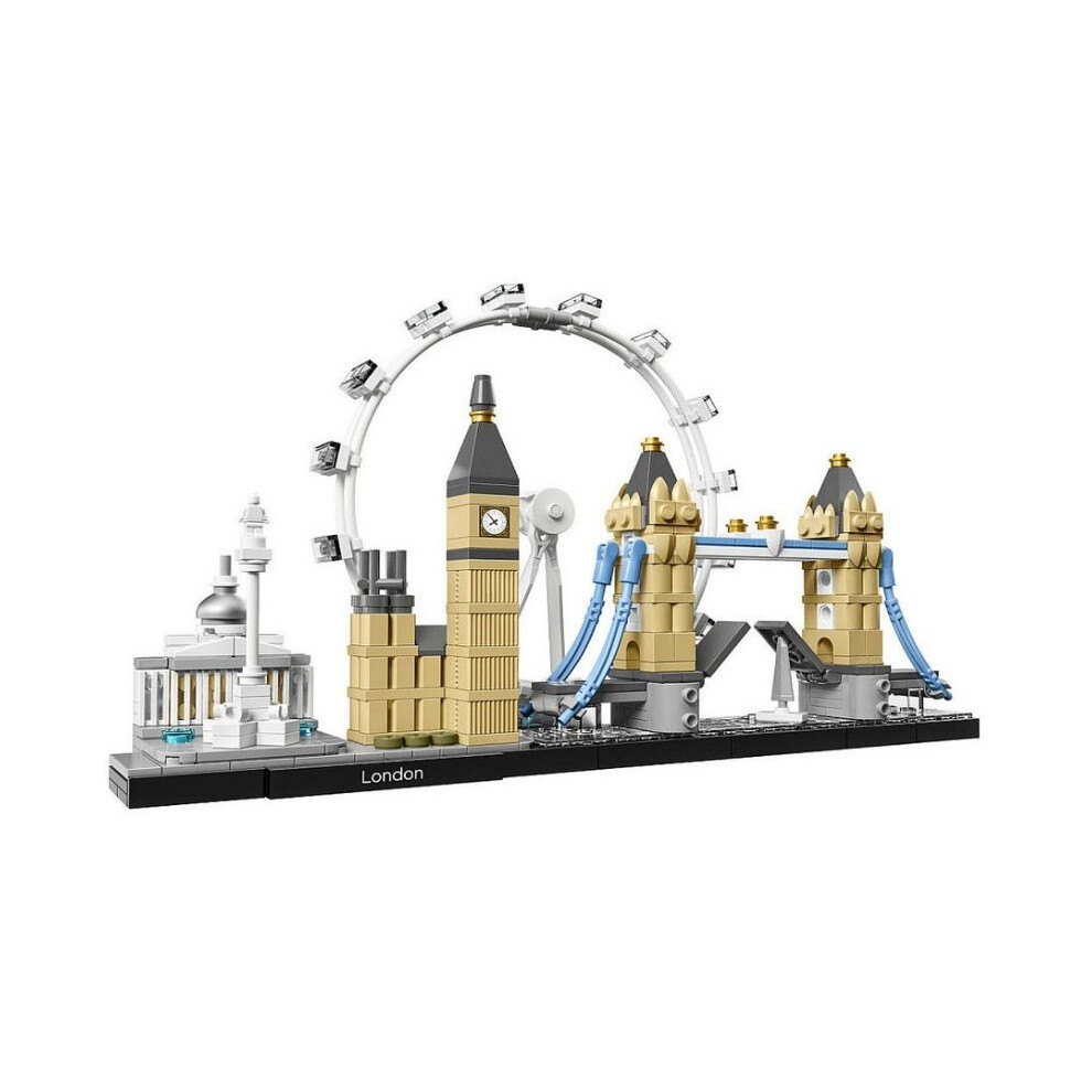 Lego 21034 Architecture Skyline Model Building Set, London Eye, Big Ben, Tower Bridge Model Collection, Office Home Décor, Collectible Gift Idea