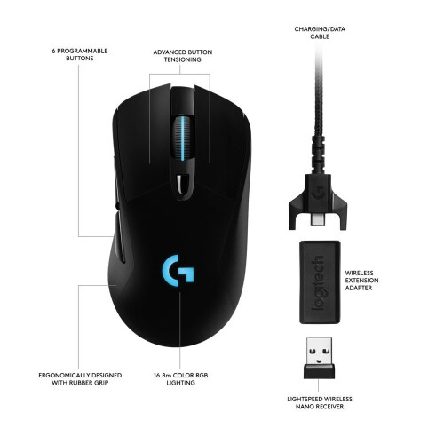 Logitech Logitech G703 Wireless Gaming Mouse 1