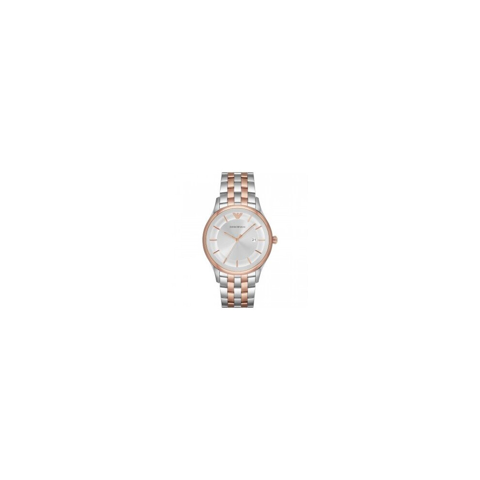 EMPORIO ARMANI OROLOGIO BICOLORE SOLO TEMPO AR11044