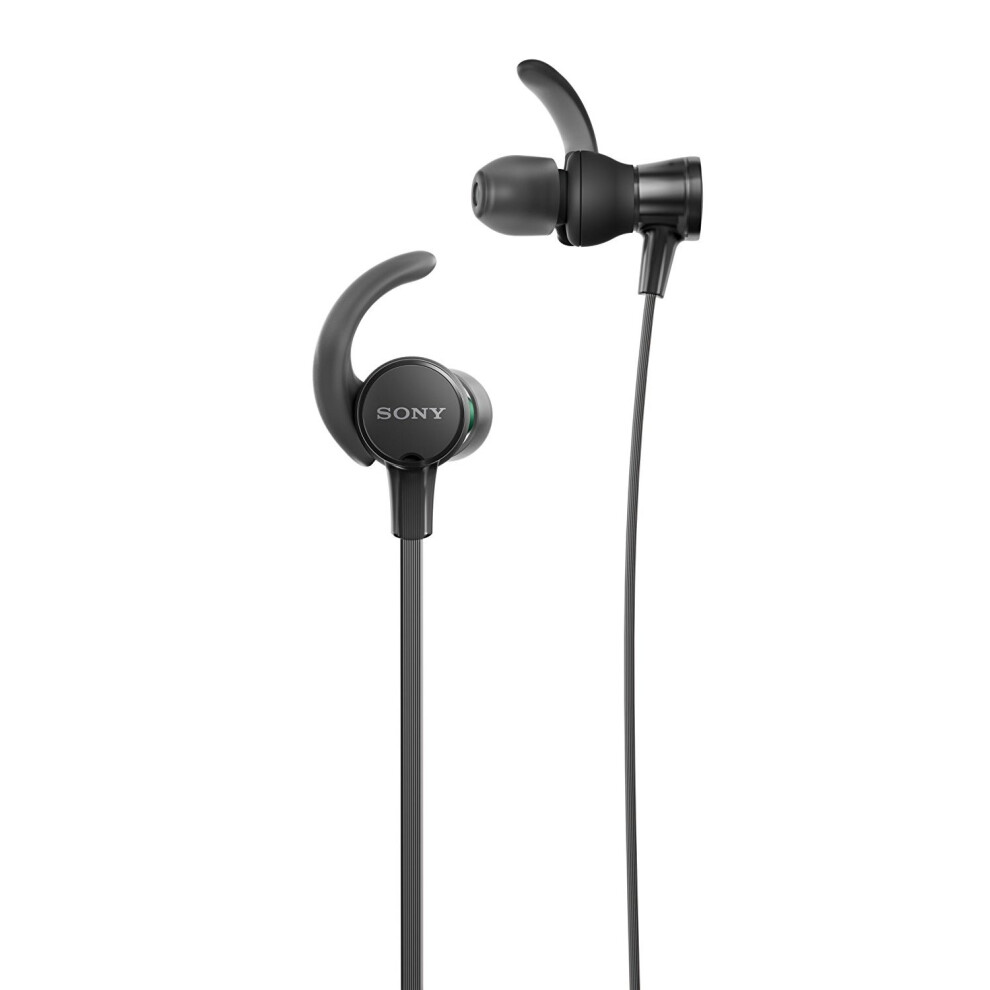 Sony MDRXB510ASB Wired In-Ear Sports Headphones Black Sweat & Water Resistant