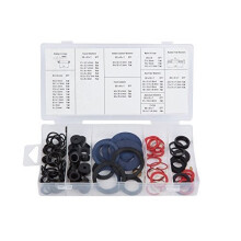Blue Spot 40536 Tap Reseater Washer Assortment (125-piece) - Set 125piece - tap reseater washer assortment blue spot 40536 set 125piece rubber fibre