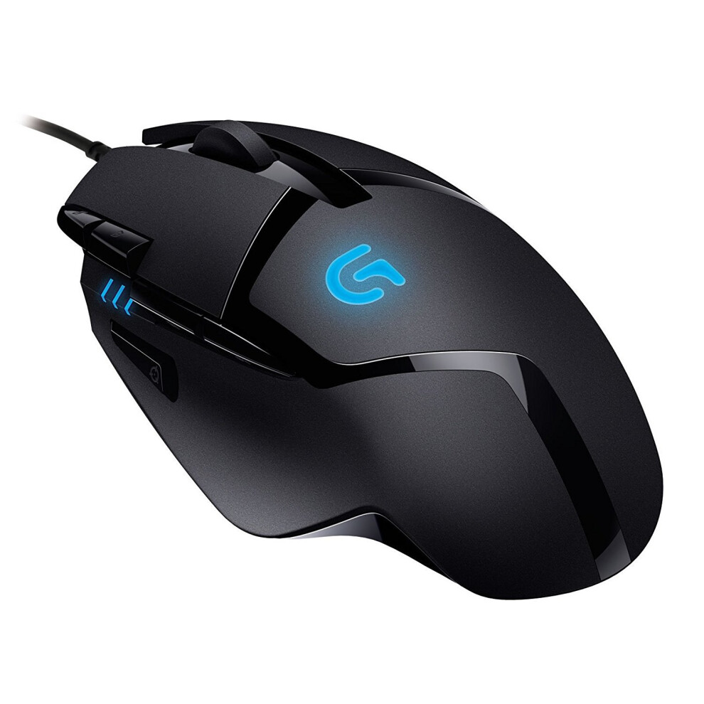 Logitech G402 Gaming Mouse Hyperion Fury with 8 Programmable Buttons - Black