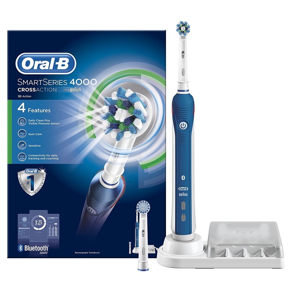 Oral-B Smart Series 4000 Cross Action Rechargeable Electric Toothbrush