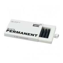 MONTBLANC INK CARTRIDGES PERMANENT-BLACK (NERO INDELEBILE) 8 PIECES 107757