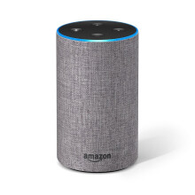 (Heather Grey Fabric) All-new Amazon Echo (2nd generation) - Refurbished