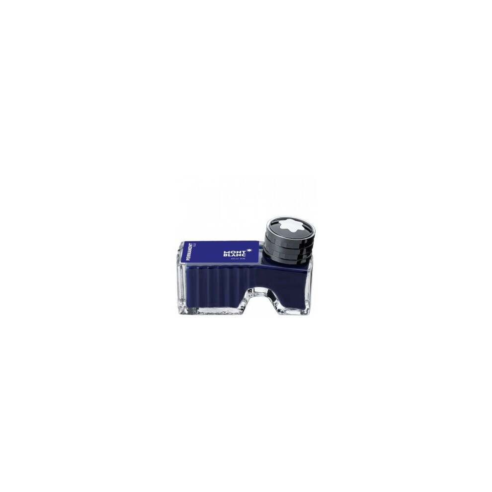 MONTBLANC INK BOTTLE PERMANENT BLUE INDELIBLE) 60 ML 107756