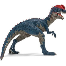 Giocattoli dinosauri Schleich, Velociraptor e Dilophosaurus, per bambini dai 4 anni in su, era giurassica, giochi educativi.