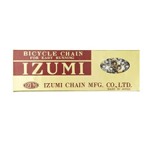 Izumi Standard Chain 1/2 * 116 L Black / Gold Pins Track Chain - 18 Single -  izumi black gold pins 18 single speed chain oldschool bmx fixie