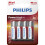 Piles Philips PILES LR6 1.5V AA 1