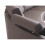 Beliani Modern Round Sectional Sofa in Leather - ROTUNDE Brown 3